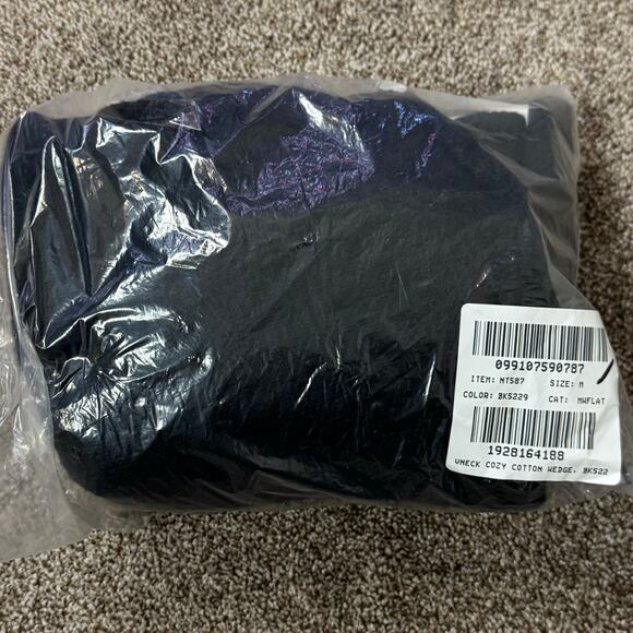 Madewell V-Neck Cozy Cotton Wool Wedge Sweater NWT Size Medium Puff Sleeve $78 - Picture 8 of 11